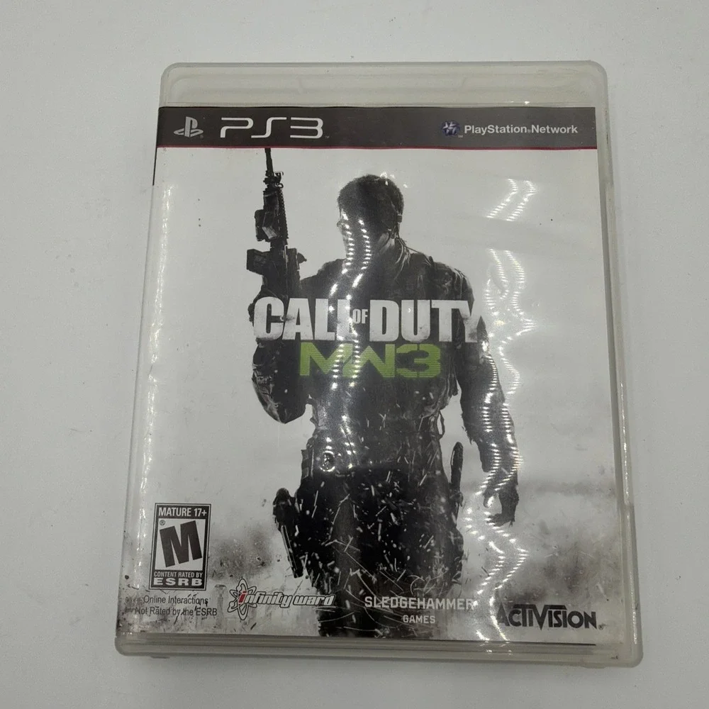 Sony PlayStation 3 PS3 Call of Duty MW3, Adv Warfare, Black Ops2 Bundle Lot-game